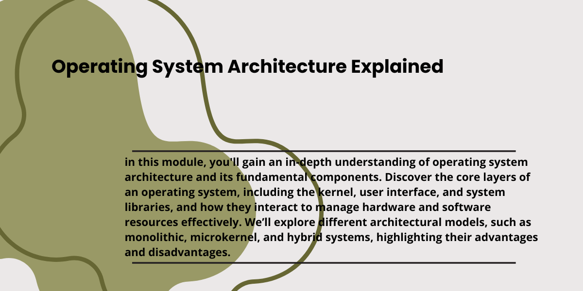 Understanding Operating System Architecture: A Deep Dive into System ...